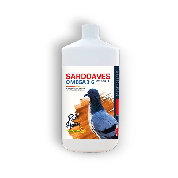 SARDOAVES OMEGA 36 FOR RACE HOMERS(PEGION) AVAILABLE IN 500ML AND 1 L
